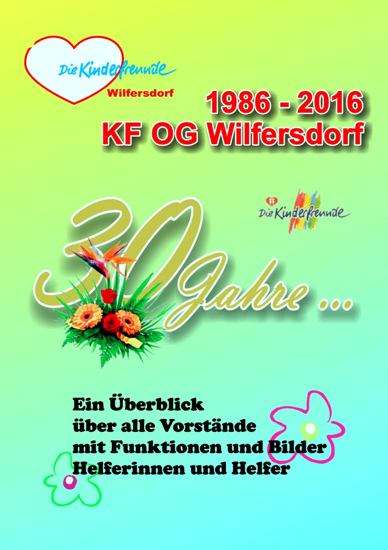 30 Jahre Kinderfreunde OG Wilfersdorf